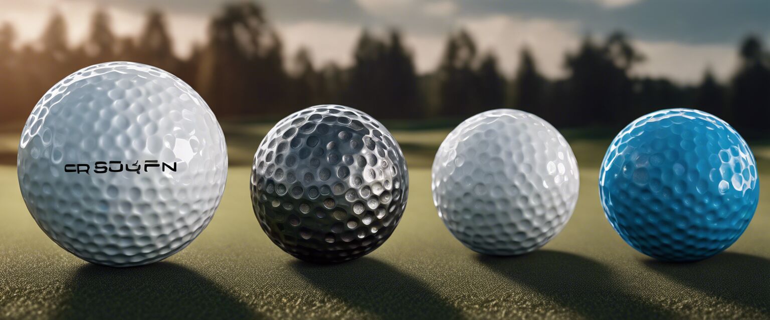 Infographic of golf ball materials