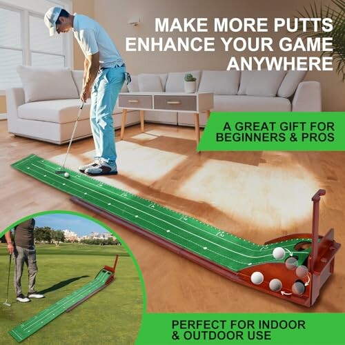 Bomaybigof Indoor Golf Putting Mat