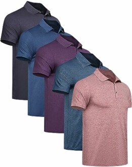 TELALEO Men's Polo Shirts