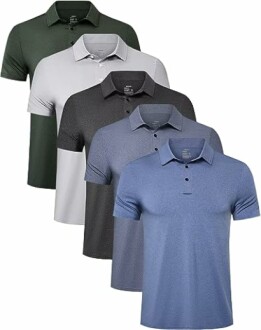 TELALEO Men's Polo Shirts